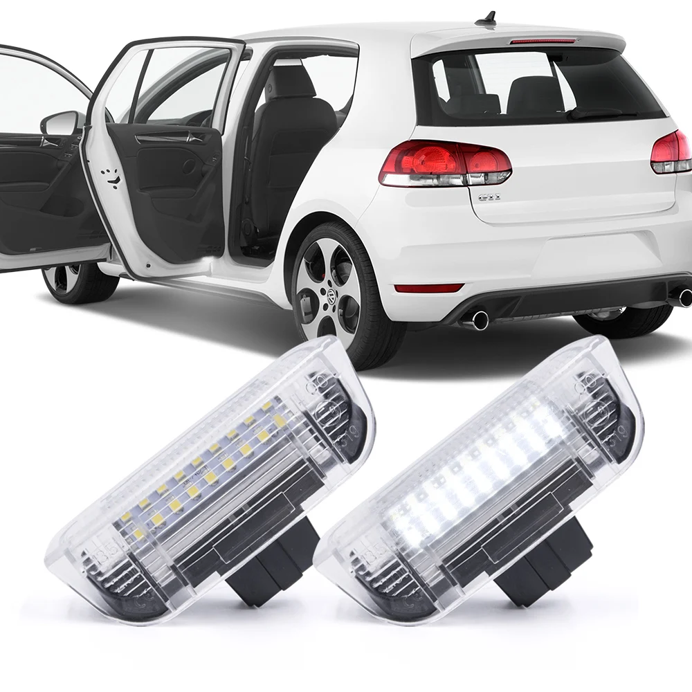 Led Door Courtesy Lamp Door Warning Light for VW Passat B6 B7 CC Golf 6 7 MK5 MK6 Tiguan Scirocco Porsche Seat Alhambra