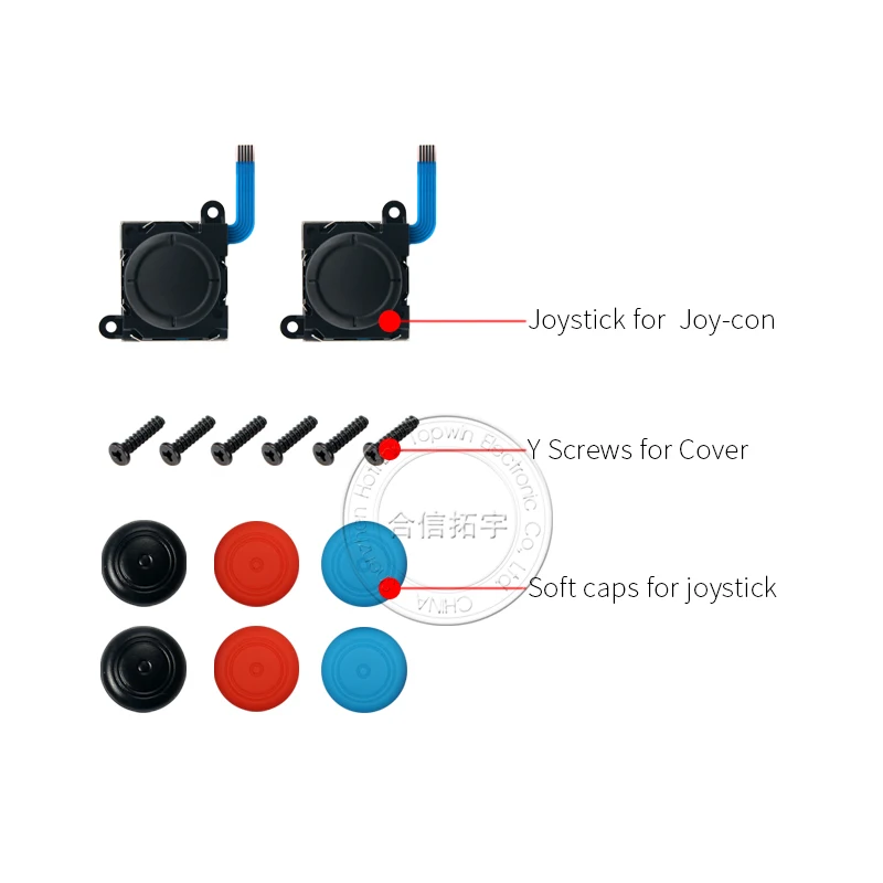 HOTHINK عصا تحكم تناظرية ثلاثية الأبعاد متحكم الأصابع xbox one قبعات لنينتندو التبديل الفرح يخدع مفك مسامير افتتاح المخل أدوات ل NS