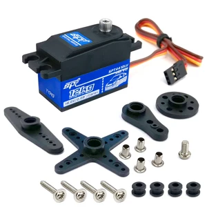 SPT 4412LV 120 12kg Metal Gear Standard Short Bhort Body Low Profely Digital Servo RC Car Drift 1:10 1:12 Fix-Wing Robot Arm Arduino 12ベストセールスRCドリフトサーボ-9