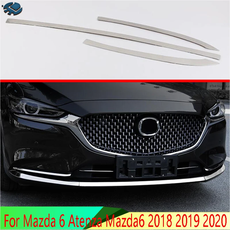 For Mazda 6 Atenza Mazda6 2018 2019 2020 Car Accessories Stainless Steel Before Bumper Skid Protector Guard Plate accessories