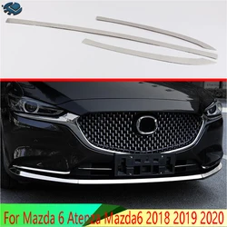 For Mazda 6 Atenza Mazda6 2018 2019 2020 Car Accessories Stainless Steel Before Bumper Skid Protector Guard Plate accessories