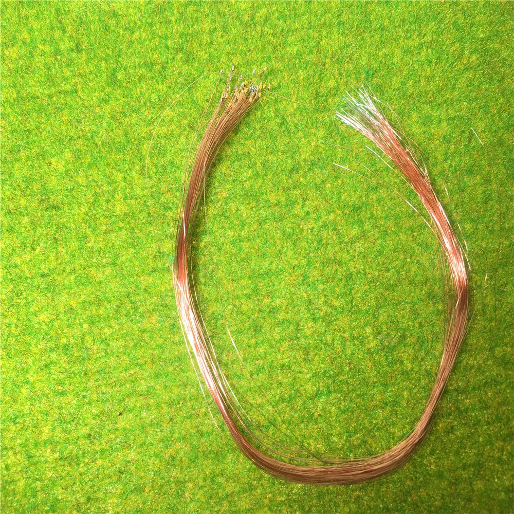 ジオラマ照明用ledライトモデル,50個,0402 smd,honooスケール,はんだ付け済み,マイクロワイヤー,20cm