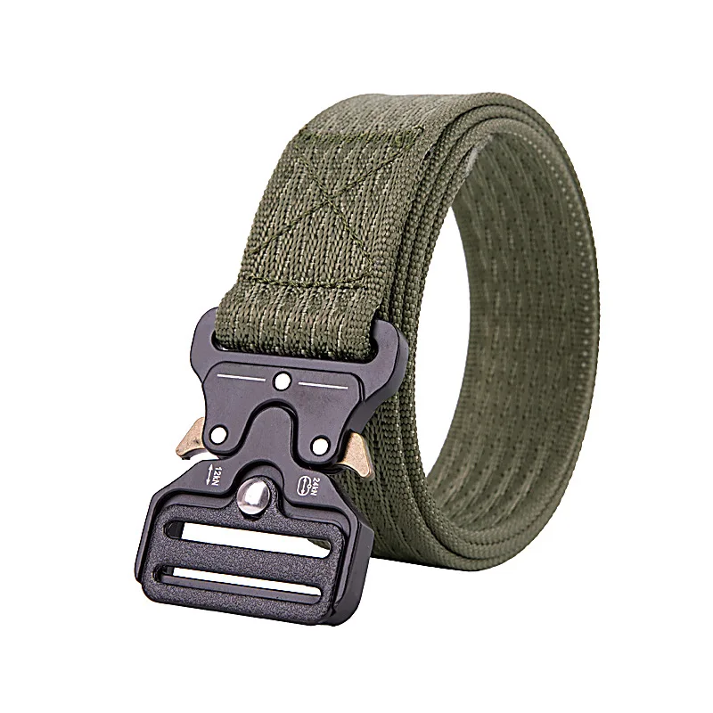 Mode Mannen Tactische Riem Militaire Outdoor Multifunctionele Training Quick Release Gesp Security Ademend Leisure Cinto