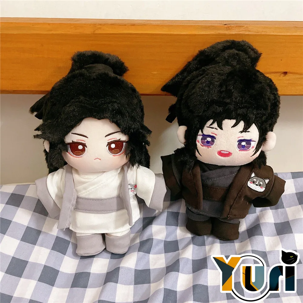 

Stock Anime The Husky and His White Cat Shizun Chu Wanning Mo Ran 20cm Plush Doll Toy Clothes Outfit Suit Cosplay C Sha