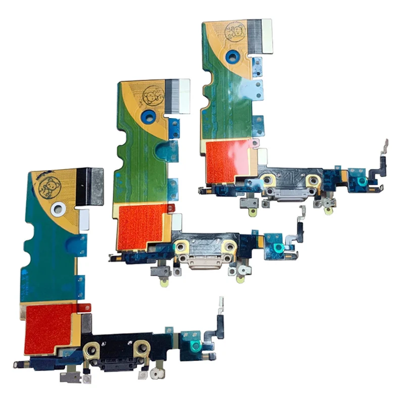 USB Charger Port Dock Connector Flex Cable For iPhone SE 2020 8 Plus Charging with Microphone Replacement Parts