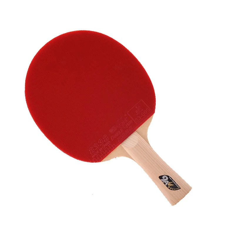 

Original Double Fish 9A 9stars Cypress Carbon Fiber Table Tennis Bat Pingpong Racket with quick attack Pimple in Leather Bag