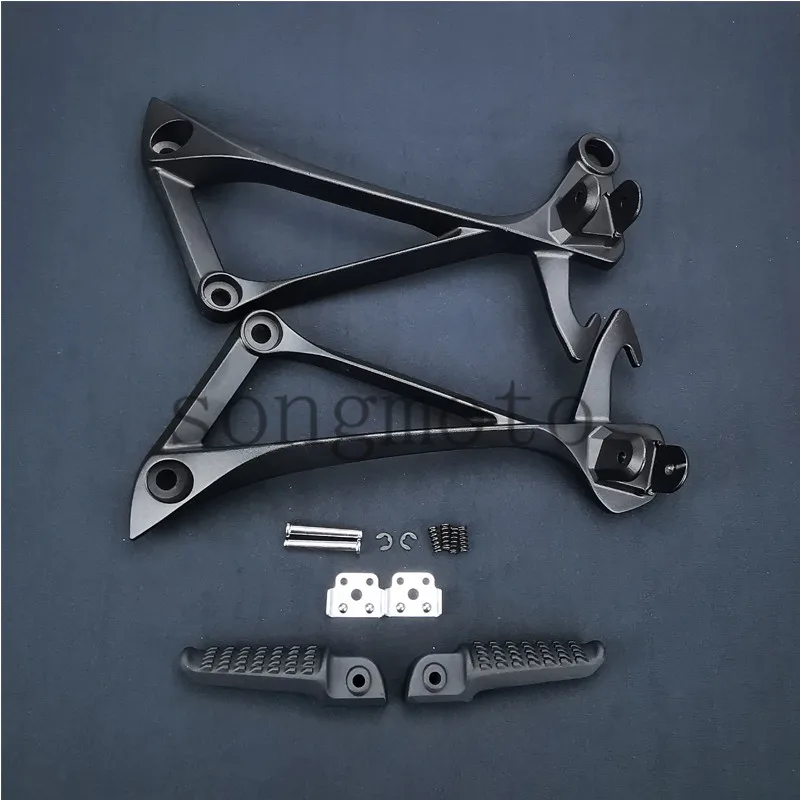 Motorcycle Rear Footrest Foot Pegs Set For Kawasaki Ninja ZX-10R ZX10R 2011 2012 2013 2014 2015 2016 2017 2018 2019 2020 2021