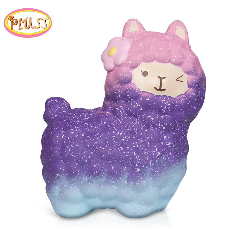 Jouets Squishy en mousse PU pour enfants, alpaga doux, mouton Squishi mignon, Squishies, Squishies Squeeze Jgreeting, anti Strees à montée lente, cadeaux amusants