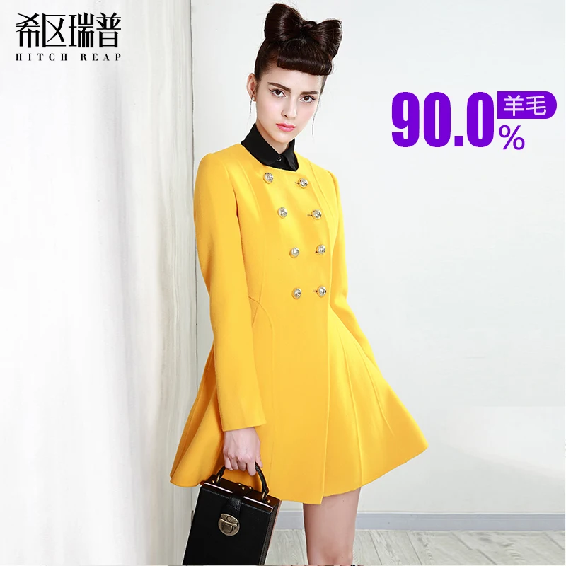 Woolen Coat Coat Women's Dress Cashmere Double Side Autumn And Winter