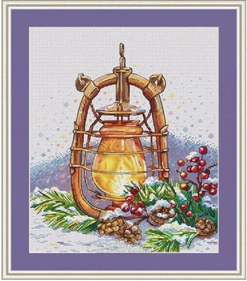 

200229 Homefun Cross Stitch Kits Package Greeting Needlework Counted Kits New Style Joy Sunday Kits Embroidery Cross-stitch Set