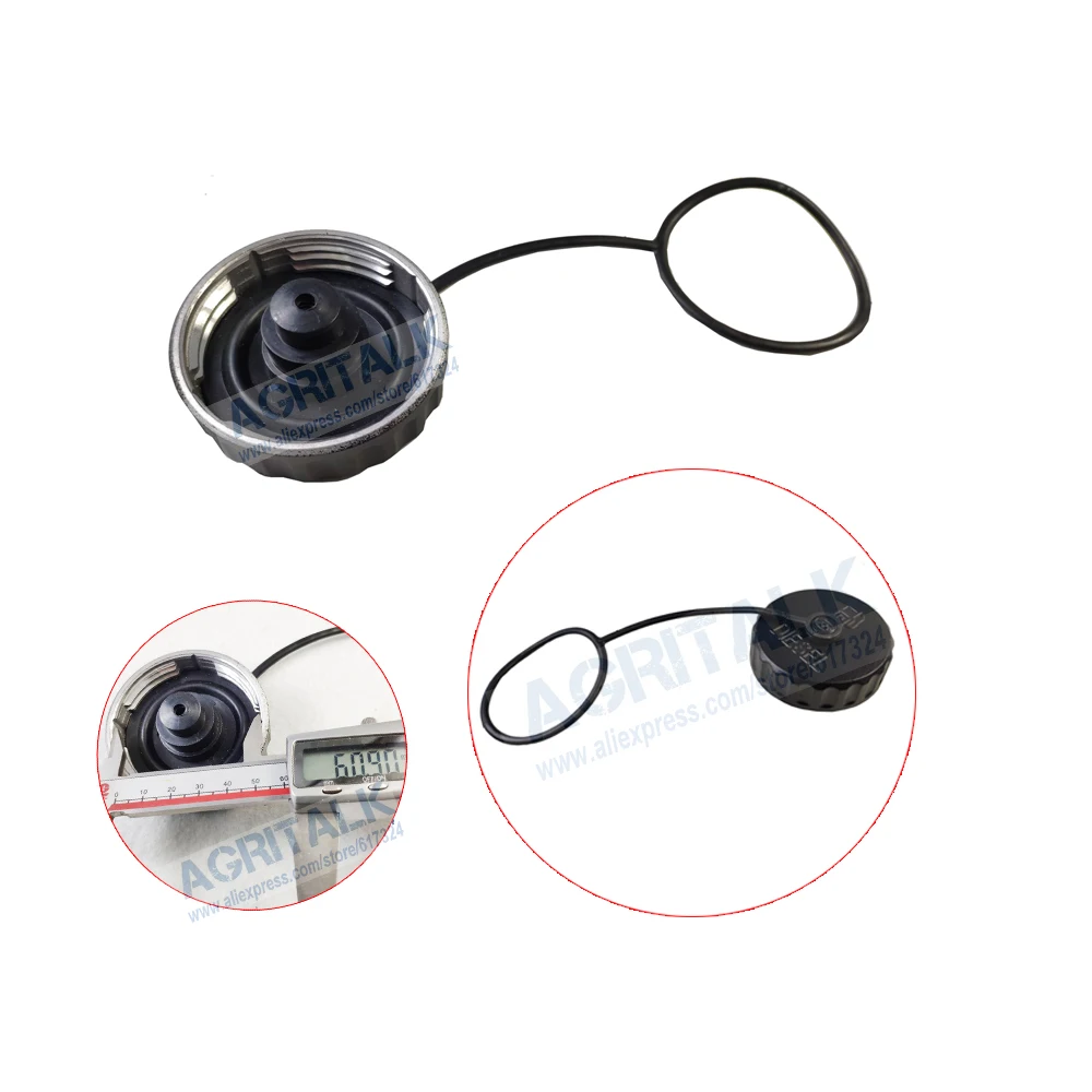 Fuel tank cap for Yituo X804 - X1004 series tractor, please check the inner diameter, part number: