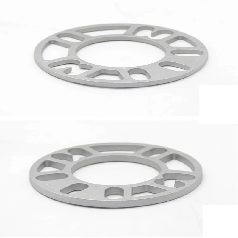 2PCS Universal Alloy Aluminum 3mm 5mm 8mm 10mm Wheel Spacer Shims Plate 4 5 STUD For 4x100 4x114.3 5x100 5x108 5x114.3 5x120