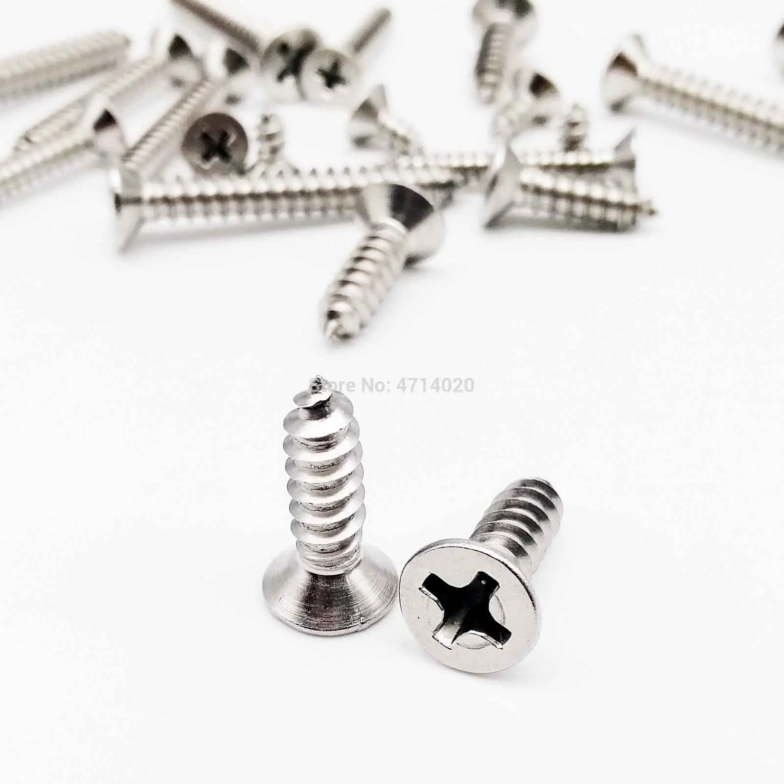 50 pz M1 M1.2 M1.4 M1.7 M2 M2.6 M3 M3.5 M4 Mini 304 acciaio inossidabile croce Phillips testa svasata piatta vite autofilettante per legno