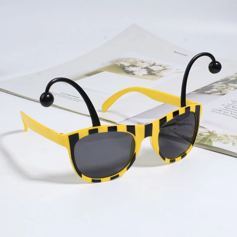 Bumble Bee – accessoires de Cosplay pour femmes, hommes et enfants, accessoires de fête, ensemble de lunettes avec tête d'abeille, nouvelle collection 2022