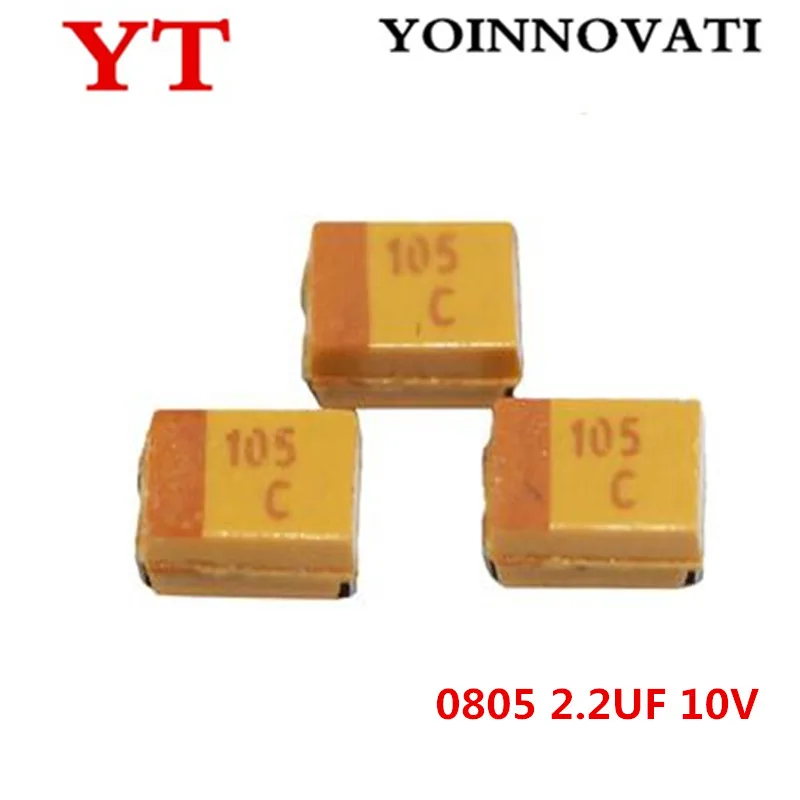 50pcs/SMD Tantalum Capacitor 0805 2.2UF 10V