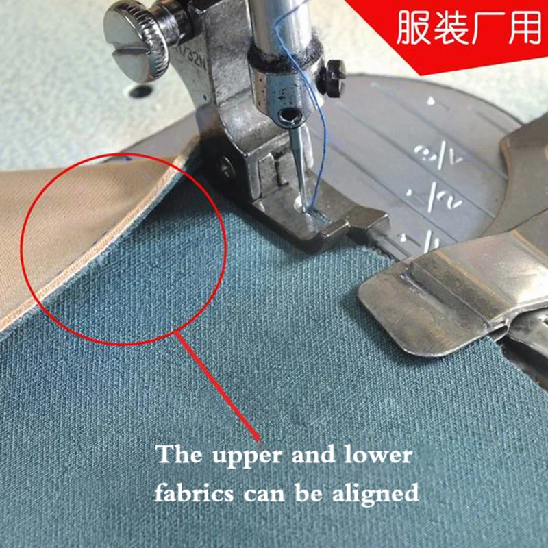 Industrial Sewing Machine Seam Presser Foot /Align The Upper And Lower Layers Of Fabric/Pants, Sleeves...Sewing Machine Folder