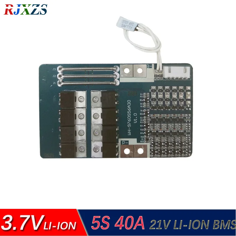 5S 40A  lipo lithium Polymer BMS/PCM/PCB battery protection board for 5 Packs 18650 Li-ion Battery Cell w/ Balance