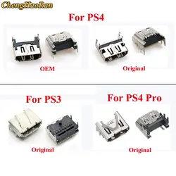 ChengHaoRan 1x For Sony Play-Station 3 PS3 Slim 3000 4000 For PS4 Pro Slim HDMI Jack Port Socket Interface Connector replacement