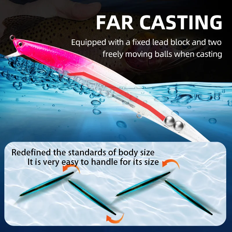 Bearking PRO 175 مللي متر 27.7 جرام جودة الصيد السحر الطعم الثابت العائمة جودة ضئيلة المتذبذب أسماك الطعم الاصطناعي معالجة #2