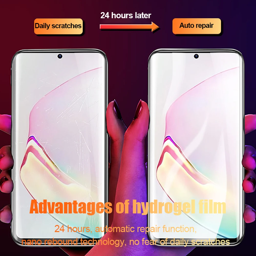 2in1 Hydrogel Film For Samsung Galaxy S20 FE S 20 fe 5G S20 Fan Edition Camera Screen Protector on Galaxy S20 FE S20 lite glass