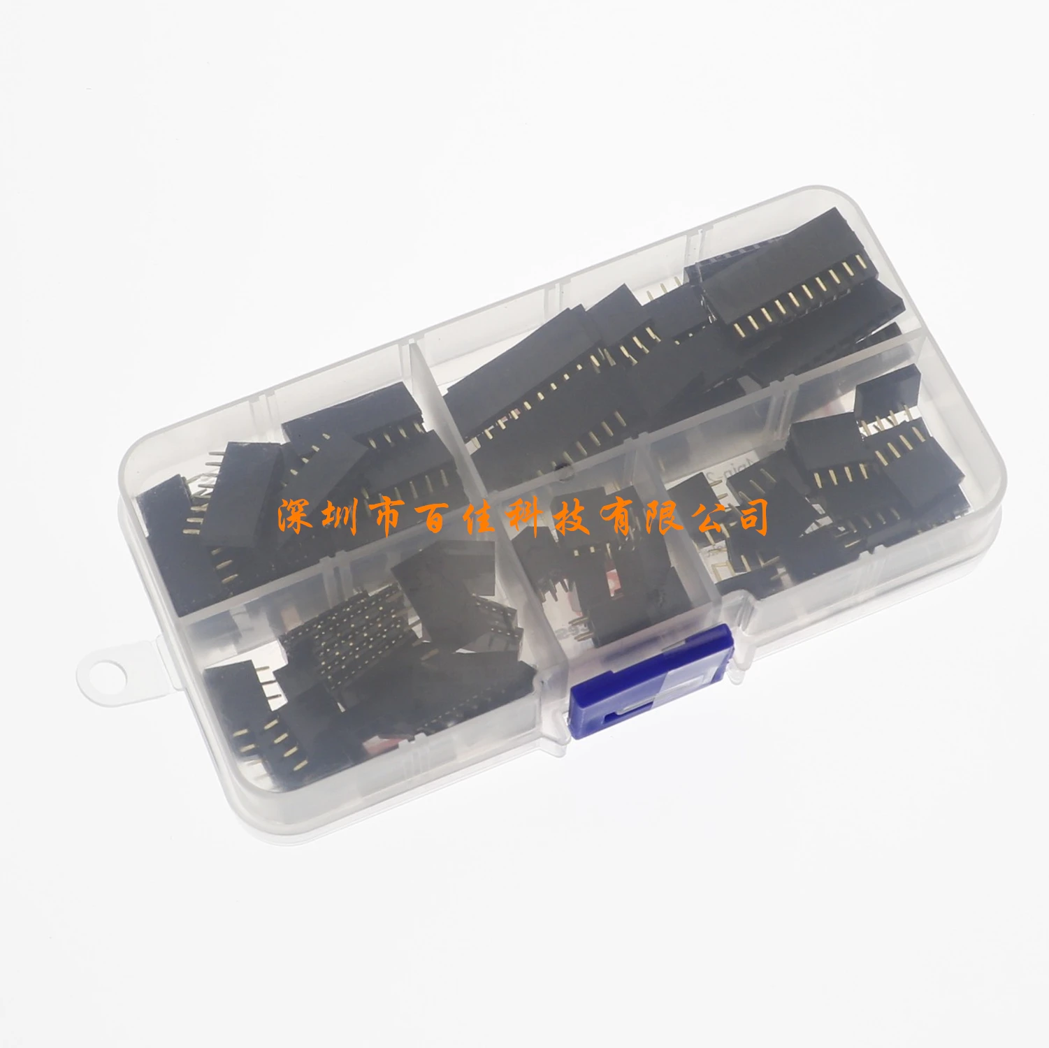 Kit de connecteurs de carte pcb, 90 pièces, 2.54mm, simple rangée, double rangée de broches