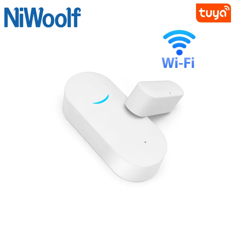 Smart Home WiFi Door Sensor Tuya Window Door Open / Close Detector Compatible With Google Home/Alexa/Smart Life APP
