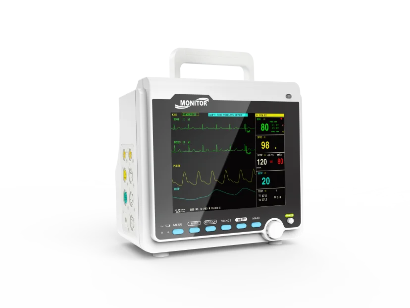 CONTEC CMS6000 Patient Monitor for Human Veterinary 6 Parameters ECG RESP SPO2 NIBP TEMP Display up to 8-Channel Waveform