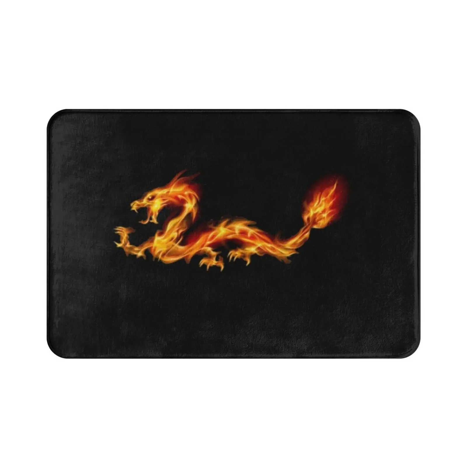 Dragon Fire Carpet Mat Rug Cushion Soft Dragon House Buzyboys Boys Girls Man Womens Teenager Adults Home Animals