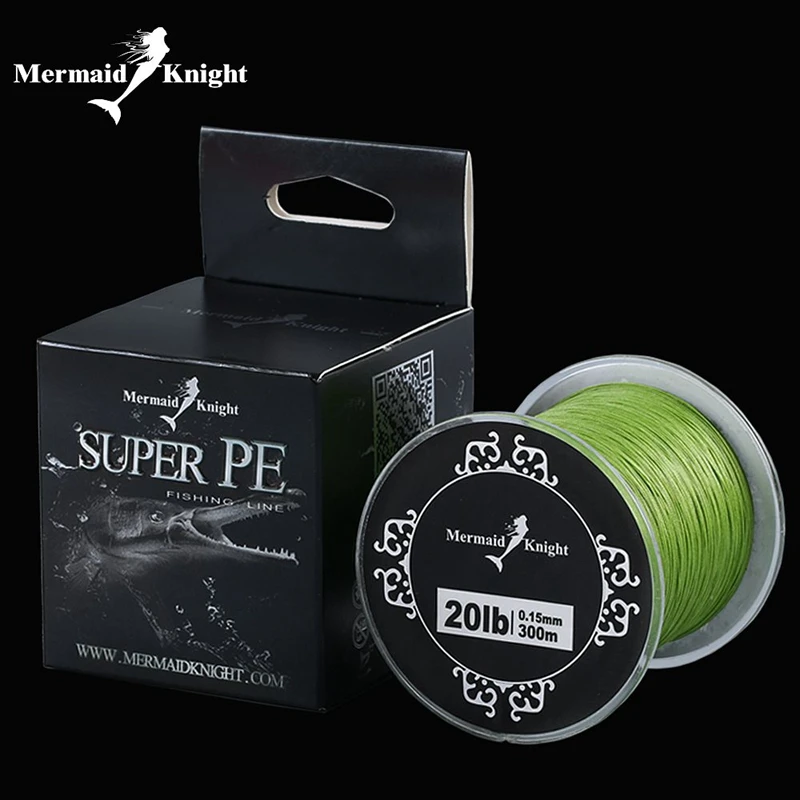 MermaidKnight Super PE 300M/330YDS 8 Braided Fishing Line 13LB-88LB JAPAN High Quality Superline 8 Slick Fishing Line