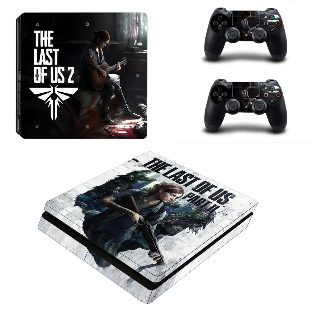 The Last of Us Part 2 PS4 Slim Skin Sticker For Sony PlayStation 4 Console and Controller For Dualshock 4 PS4 Slim Sticker Decal