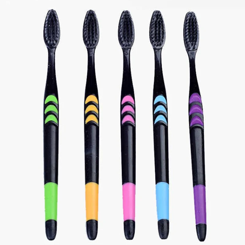 10PCS Dental Oral Care Toothbrush Natural Bamboo Tooth Brush Set Soft Bristle Charcoal Teeth Eco Bamboo Toothbrushes