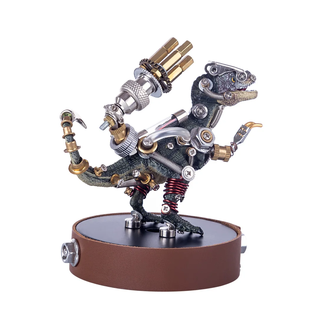 

136Pcs DIY Metal Mechanical Variant Dinosaur 3D Assembly Puzzle Model Kit Ornaments Miniature Models Home Decoration