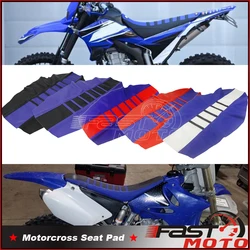 Blue for Yamaha Ribbed Gripper Seat Cover Cushion Pad for YZ450F YZ250F WR250 WR450 TTR230 TT-R125 TTR110 TTR50 YZF WR YZ-F