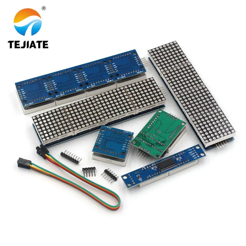 1 قطعة TEJIATE MAX7219 الدورية شعرية وحدة التحكم رقاقة واحدة رقاقة محرك الحواسيب الصغيرة LED عرض رقاقة