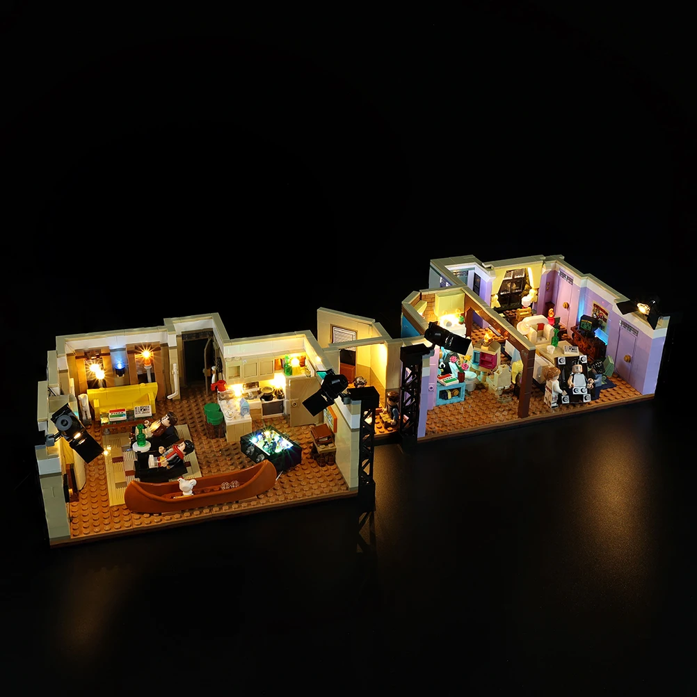 MOC LED Light Set For 10292 The Friends Apartments Bricks Only Light Kit Not include Model