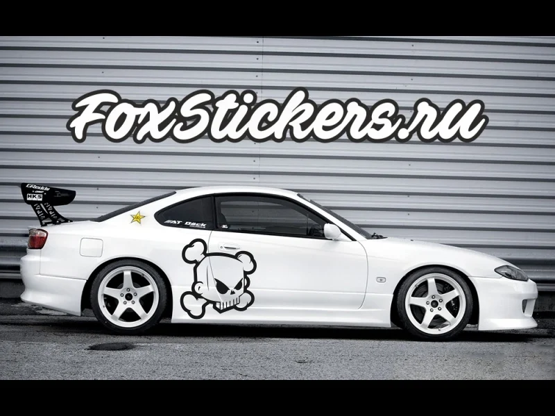 Angry Cartoon Character Avatar Ken Block Skull Personality Car Stickers for Window Body Decoration Decal
