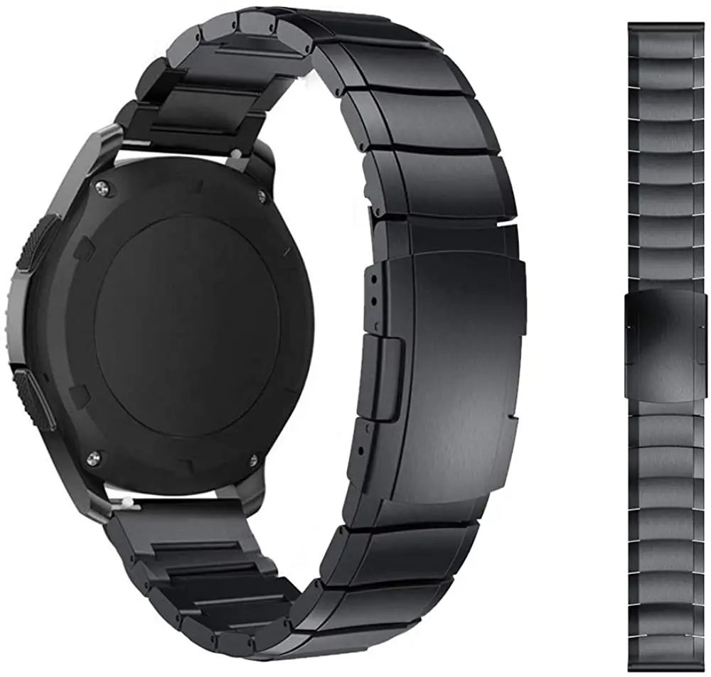 22mm Titanium metal strap for Samsung Galaxy watch 45mm Huawei watch 4 3 GT5 GT4-3-2 46mm bracelet wristband Amazfit GTR 4 47mm