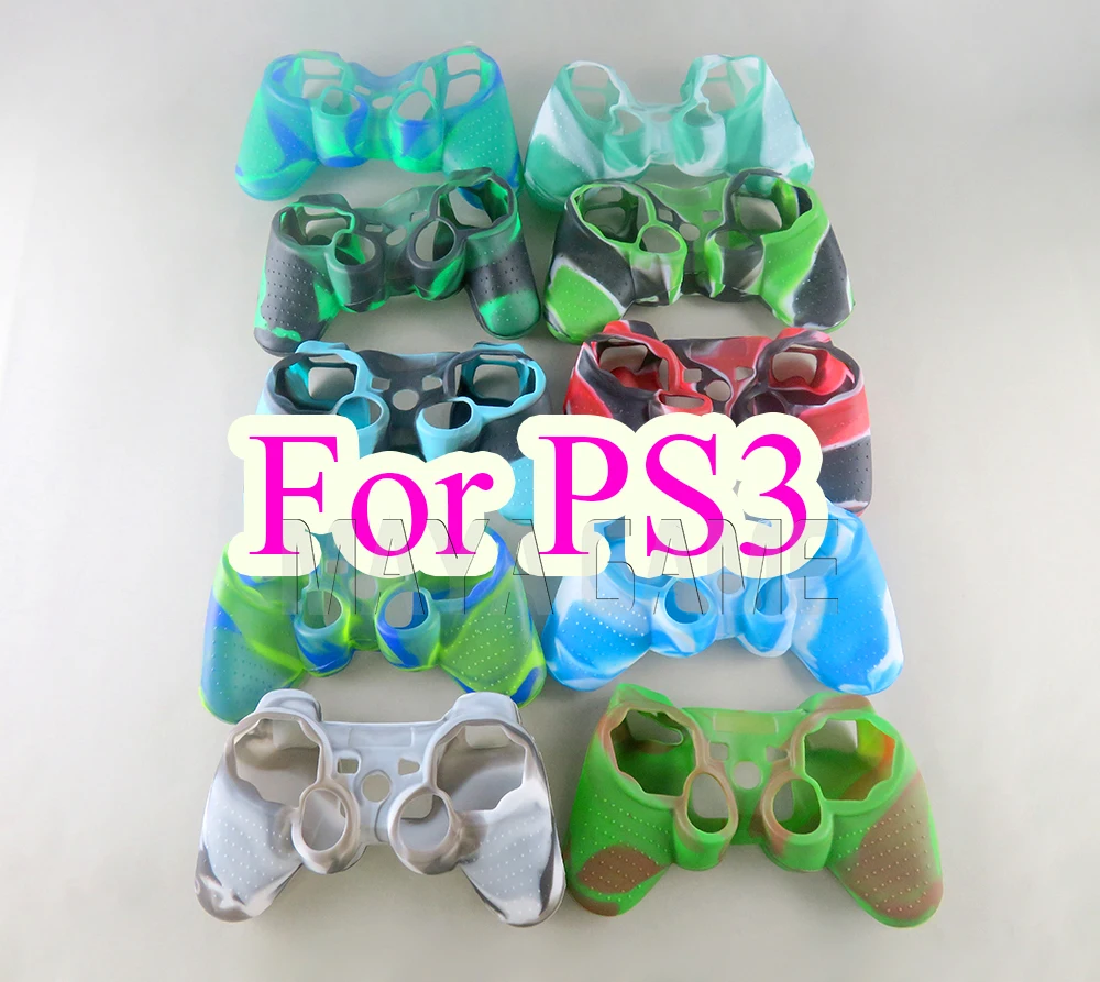 

10pcs 10 Colors Available Silicone Protective Soft Skin Case Cover for Playstation3 PS3 Controller OCGAME