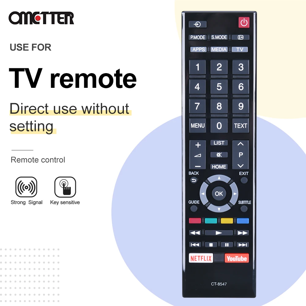 Подходит для телевизора Toshiba с дистанционным управлением планшетом 49L5865 49L5865EV 49L5865EA 49L5865EE