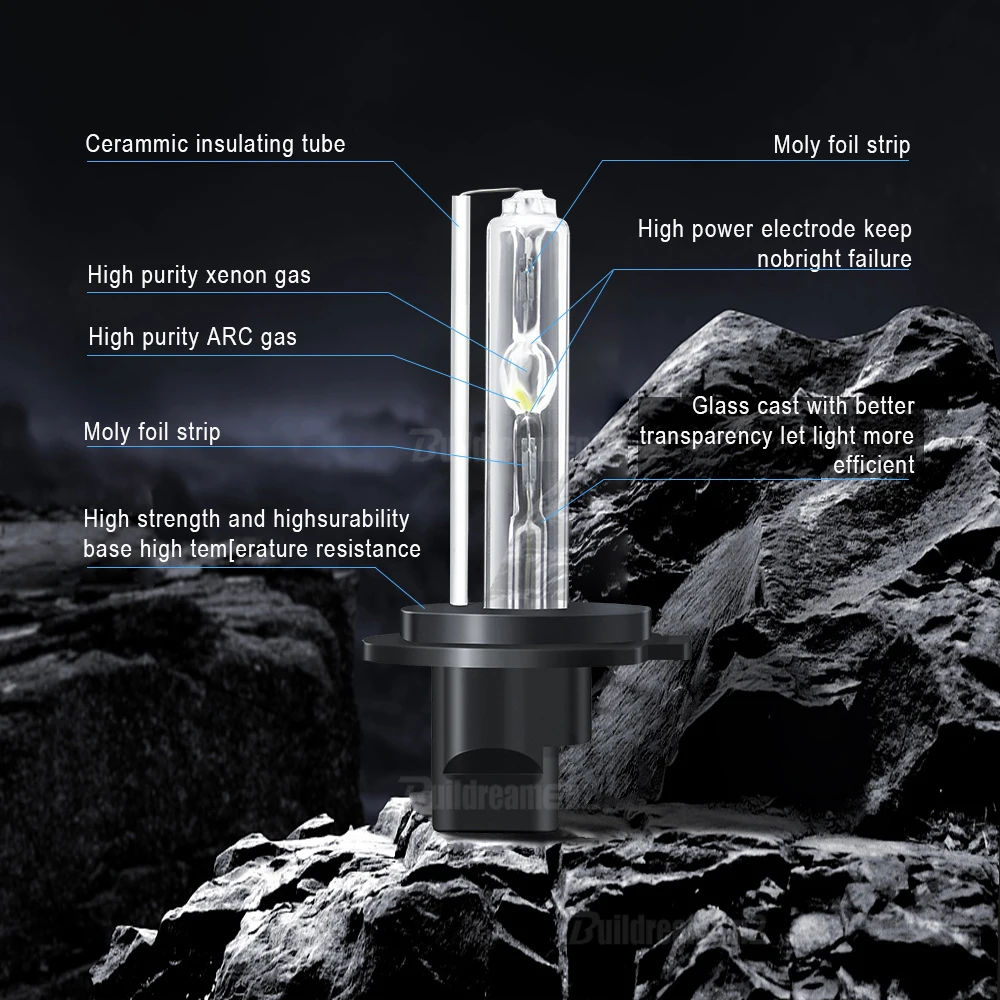 Xenon H7 H11 H8 H3 9005 HB3 9006 HB4 880 881 H1 Xenon Kit HID Ballast + Bulb 55W 4300K-10000K 12V Car Light Headlight Fog Lamp