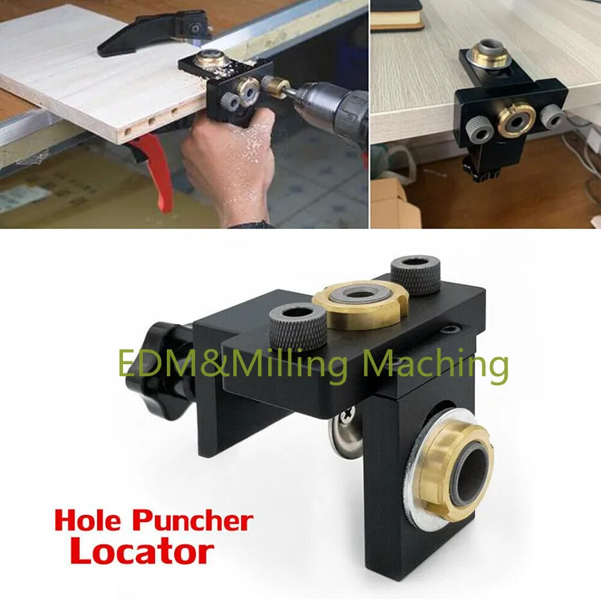 1PC High Quality CNC Punch Locator Drill Guide Tools Woodworking Drilling Doweling Positioning Kit DURABLE