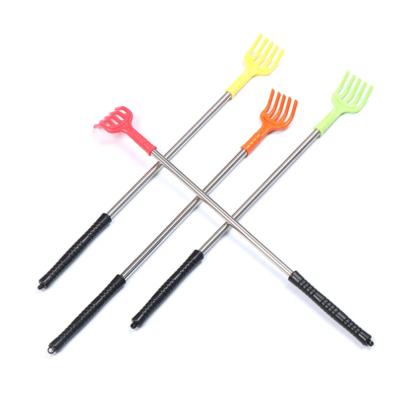 1pcs Back Scratcher Portable Pen Clip Back Scratcher Massage Tool Random Color Convenient Claw Back Massager 2 Styles