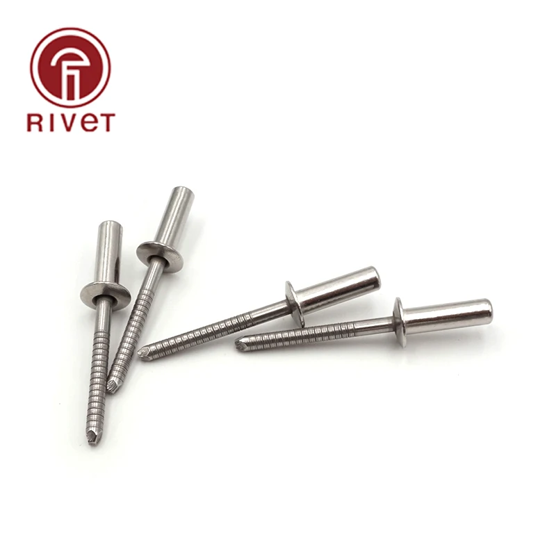 GB12615.4 (M4.0 50PCS) DIN EN ISO 16585 Stainless Steel Round Head Closed End Blind Rivet Sealed Hollow Rivets Blind Rivets