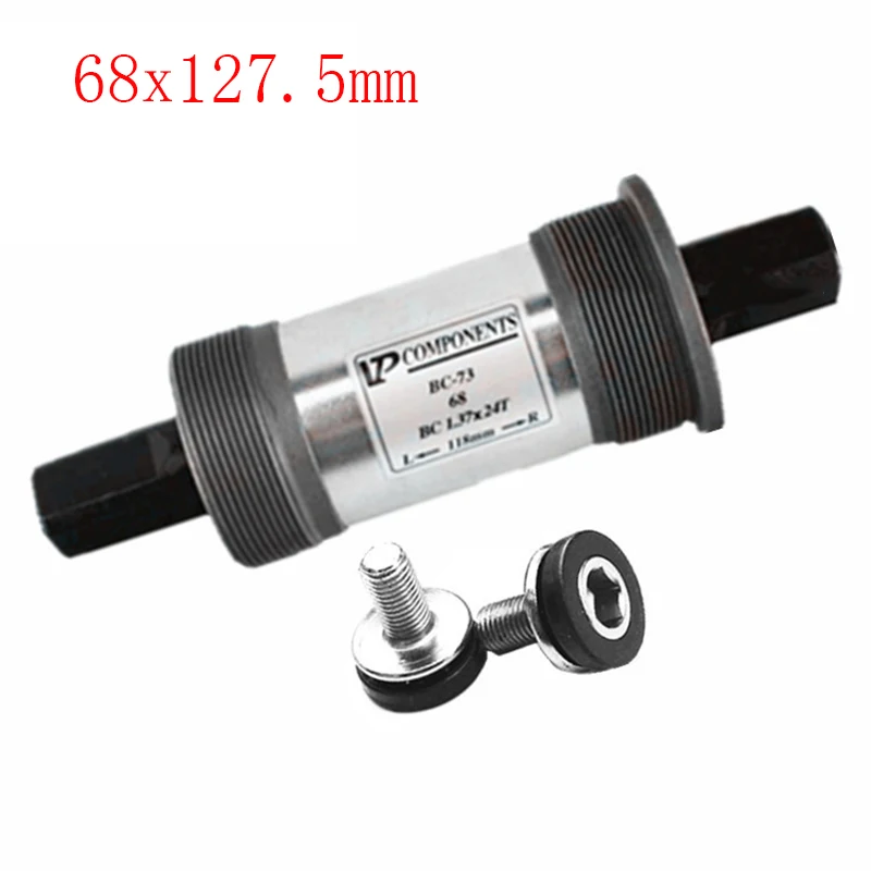 Bicycle BSA Bottom Bracket VP-BC73 103 107mm 110.5mm Quare Hole Crank Axis bicycle parts BB for Square Tapered Spindle Crankset