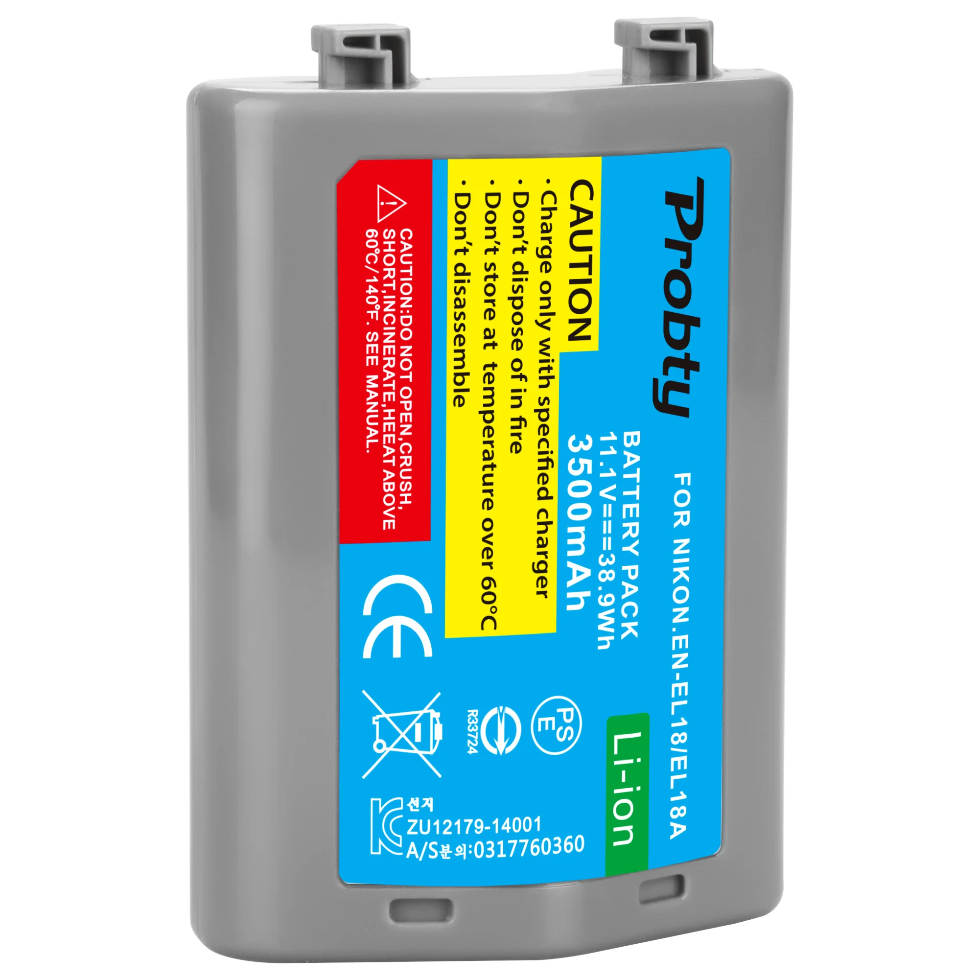 1 Pc 3500mAh EN-EL18 pl EL18 ENEL18 pl EL18 kamera bateria dla nikona D4, D4S, D5 kamery Nikon MB-D12, D800, D800E uchwyt baterii