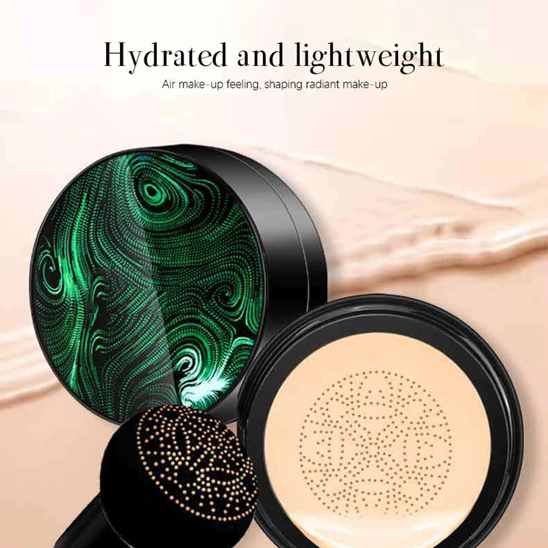 BB Air Cushion Moisturizing Foundation Base Natural Brighten Makeup CC Cream Concealer Cosmetics Mushroom Head Whitening Face