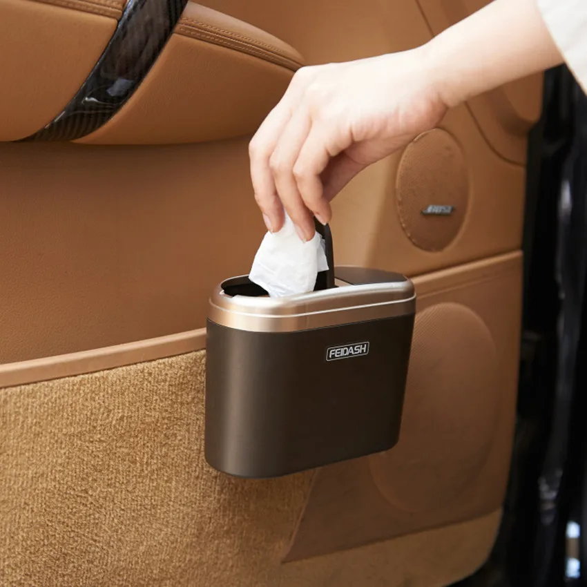 

Multifunction Hanging Car Trash Can Auto Garbage Bin Mini Car Trash Can