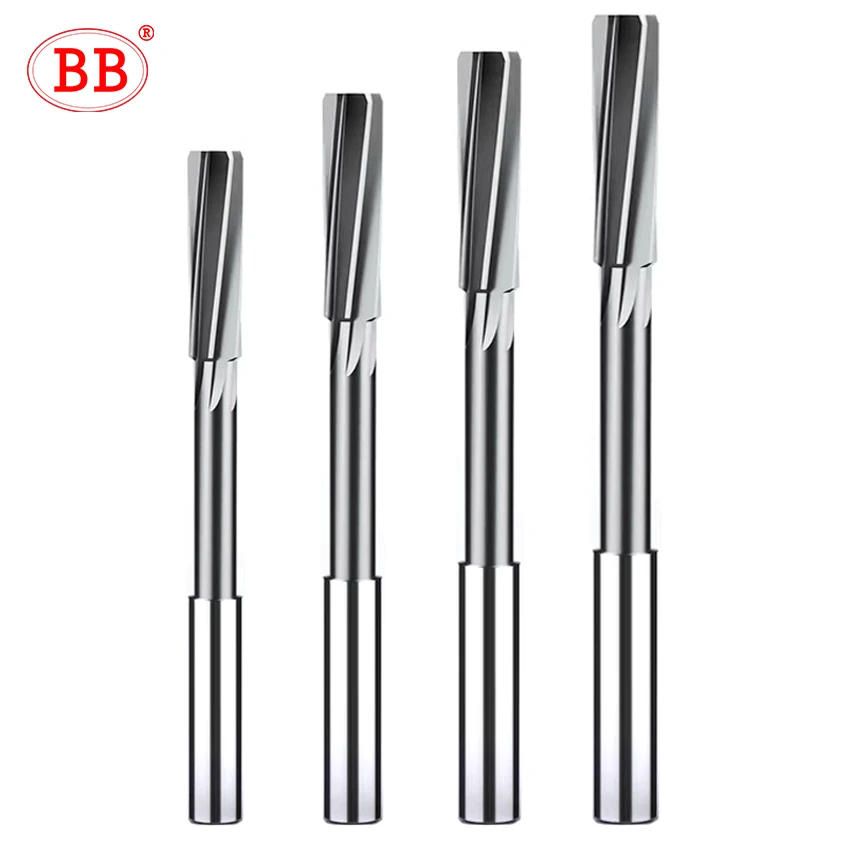 Rozwiertak BB HSS Kobaltowy Odporny na Zużycie Wysoka Precyzja H7 Średnica 2mm-16mm Lewostronny Spiralny Rowek Wiertło do Metalu Stali Aluminium Narzędzie