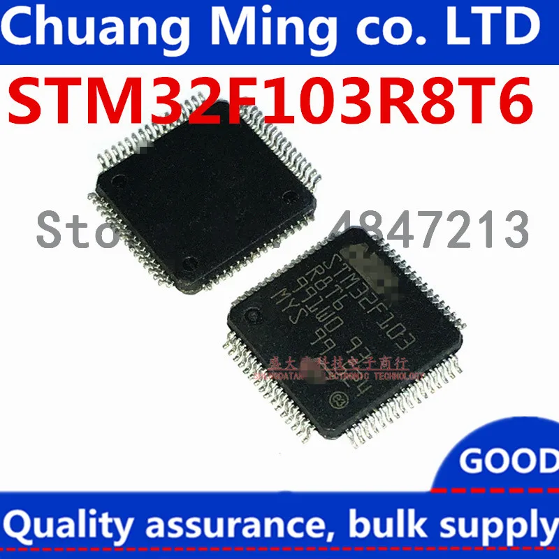 Free Shipping 10pcs/lots  STM32F103R8T6 STM32F103 32F103R8T6 QFP-64 IC In stock!