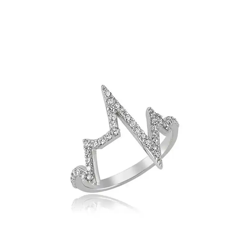 Silver Heart Ritmi Lady Ring